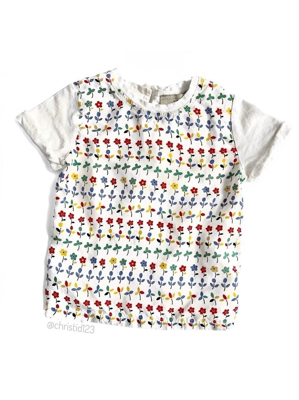 Stella McCartney Kids Floral Tee